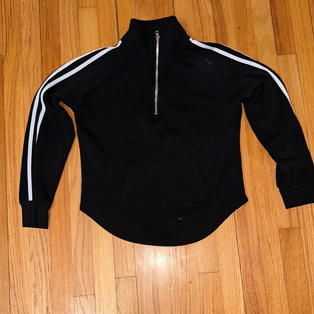 Black Half-Zip Sweater